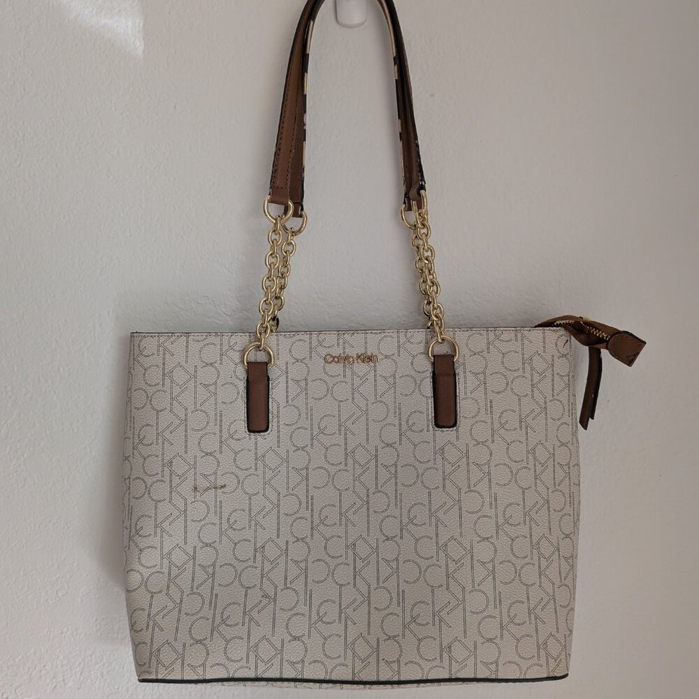 Calvin Klein Monogram Logo Tote - Picture 6 of 6